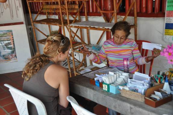 Consulta ao Calendário Maia, em San Agustín, na Colômbia